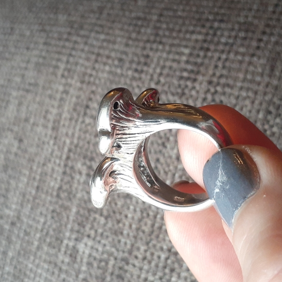 Electroform Sterling Silver Butterfly Ring - Picture 10 of 16